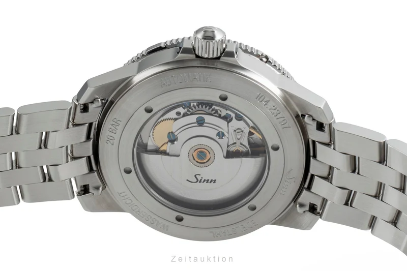 Sinn 104ST steel automatic men's watch 104.012 LP: 1790EUR [2507251]