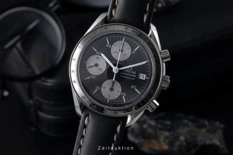 Omega Speedmaster Date chronograph steel automatic men's watch 3513.50.00 LP: 6100EUR [2506543]