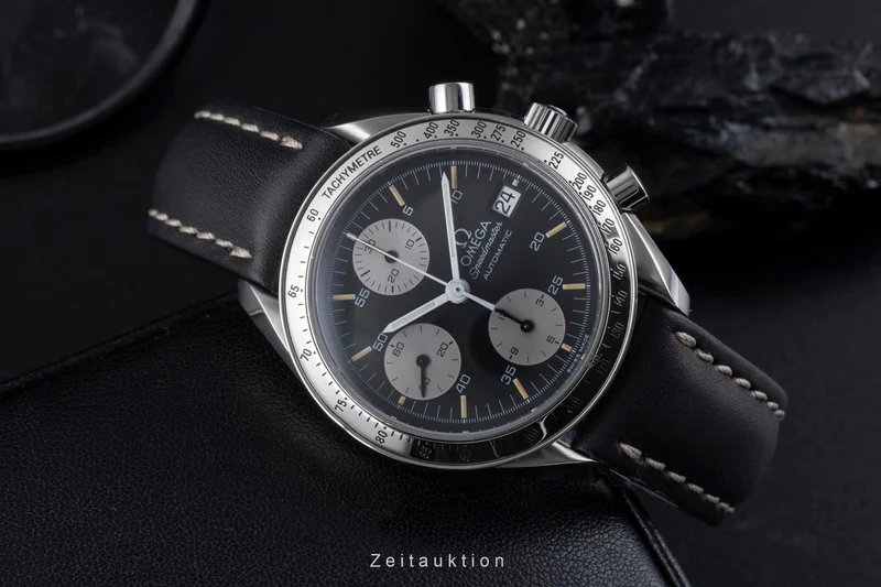 Omega Speedmaster Date chronograph steel automatic men's watch 3513.50.00 LP: 6100EUR [2506543]