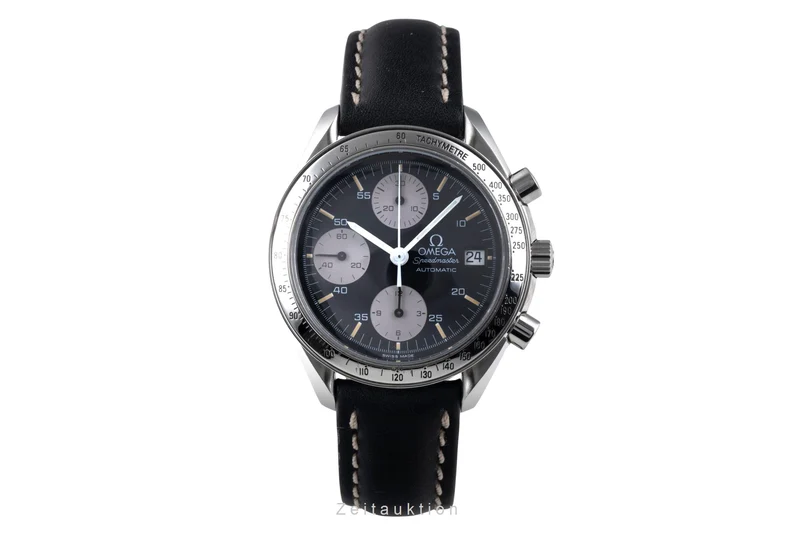 Omega Speedmaster Date chronograph steel automatic men's watch 3513.50.00 LP: 6100EUR [2506543]