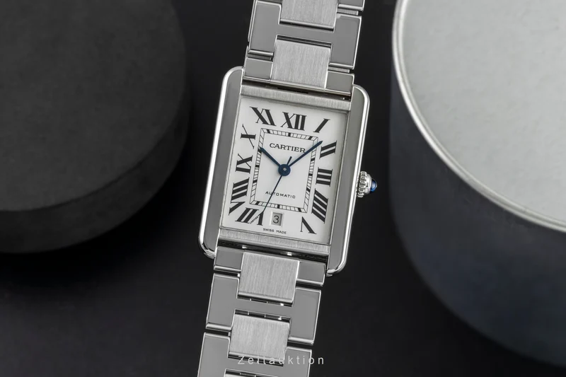 Cartier Tank steel automatic men's watch W5200028 [2507356]