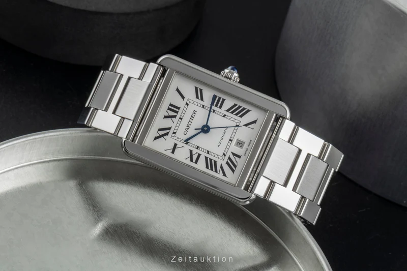 Cartier Tank steel automatic men's watch W5200028 [2507356]