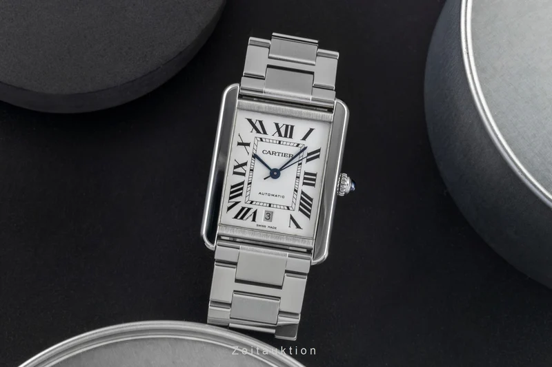 Cartier Tank steel automatic men's watch W5200028 [2507356]