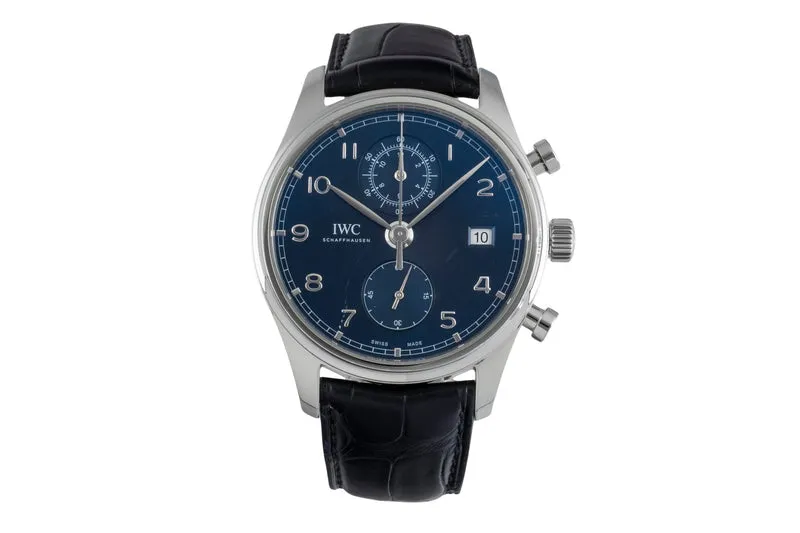 IWC Portugieser chronograph steel automatic men's watch IW390303 [2506282]