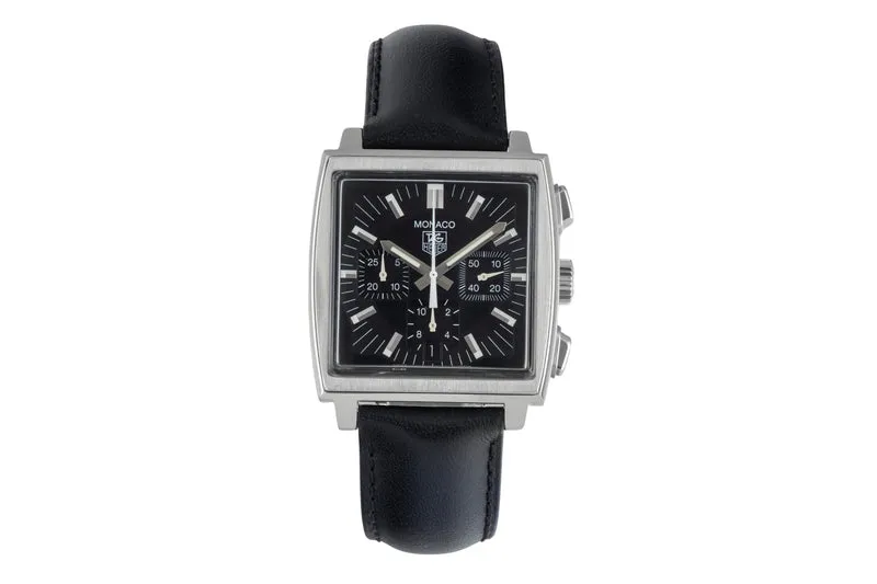 Tag Heuer Monaco chronograph steel automatic men's watch CW2111-0 LP: 7800EUR [2506151]