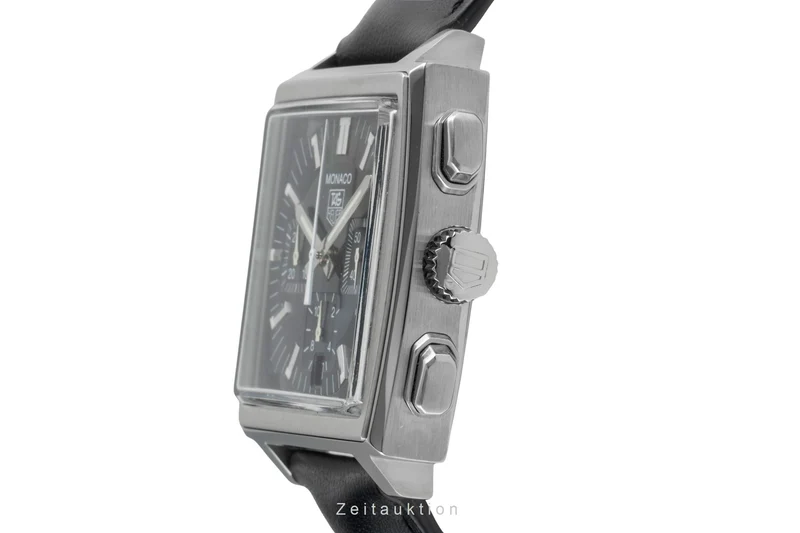 Tag Heuer Monaco chronograph steel automatic men's watch CW2111-0 LP: 7800EUR [2506151]