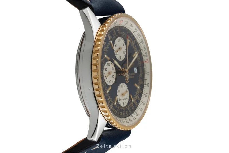 Breitling Old Navitimer chronograph steel / gold automatic men's watch D13322 [2506991]