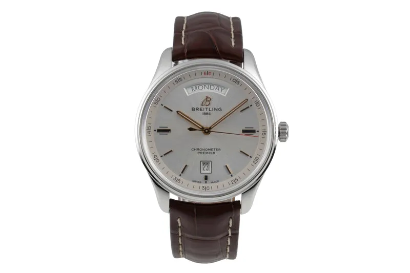 Breitling Premier steel automatic men's watch A45340 211G1P2 LP: 4900EUR [2506671]