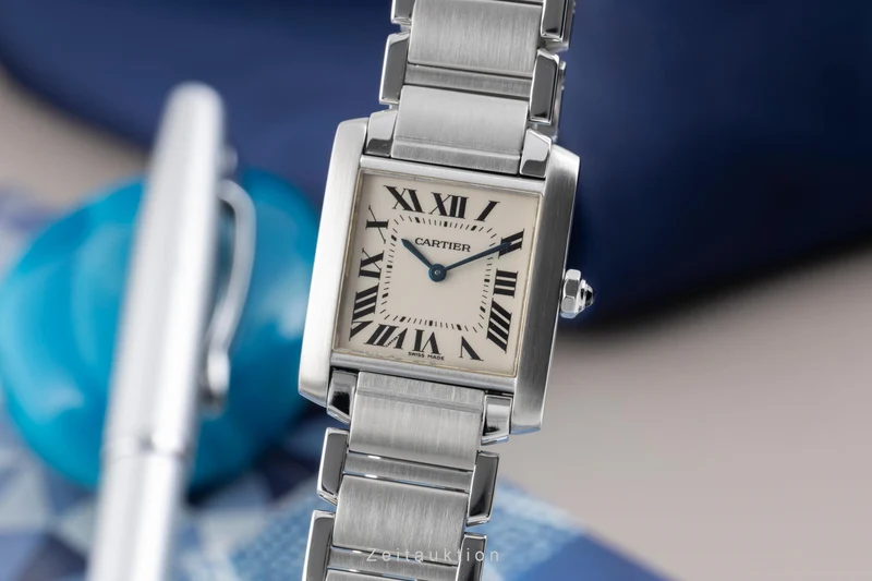 Cartier Tank Francaise steel quartz women's watch W51003Q3 [2506732]