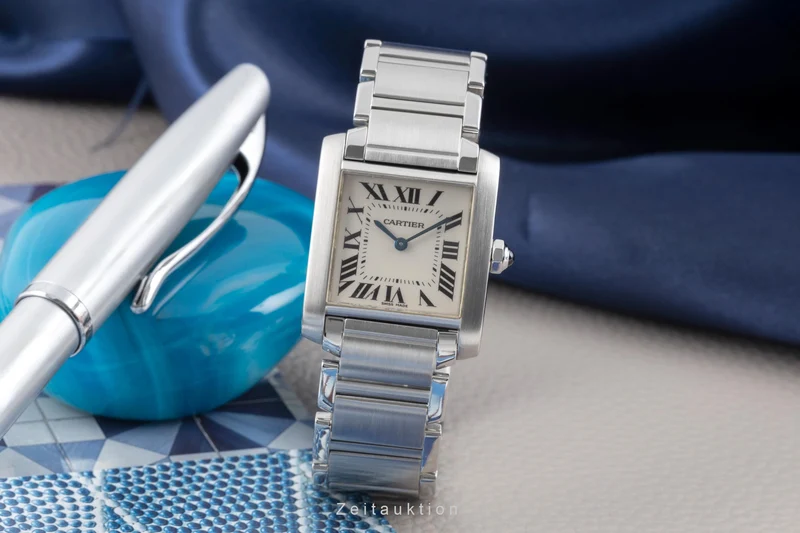 Cartier Tank Francaise steel quartz women's watch W51003Q3 [2506732]