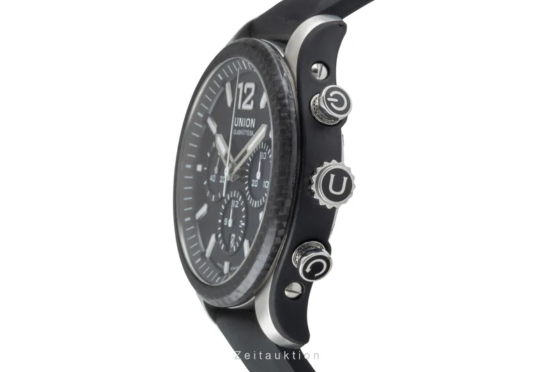 Union Glashütte Belisar chronograph steel automatic men's watch D009.927.26.207.00 LP: 3900EUR [2506530]