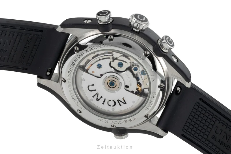 Union Glashütte Belisar chronograph steel automatic men's watch D009.927.26.207.00 LP: 3900EUR [2506530]