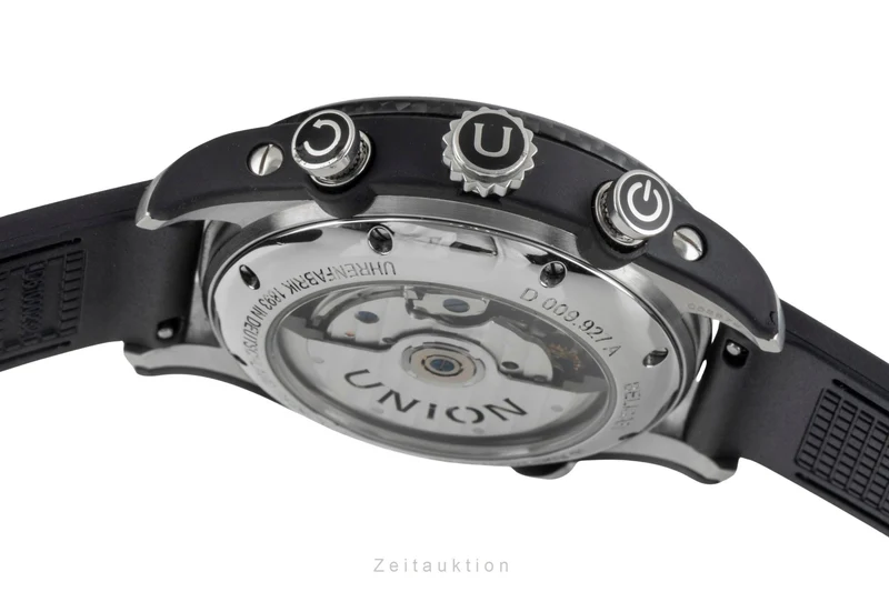 Union Glashütte Belisar chronograph steel automatic men's watch D009.927.26.207.00 LP: 3900EUR [2506530]
