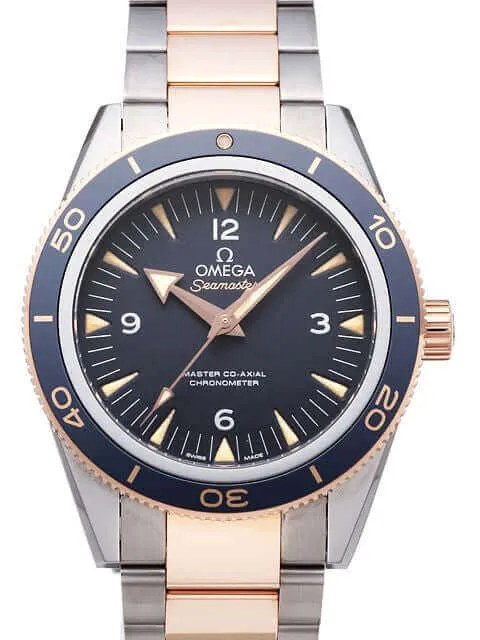 OMEGA Seamaster 300 233.60.41.21.03.001 Master Co-Axial Titan Rotgold