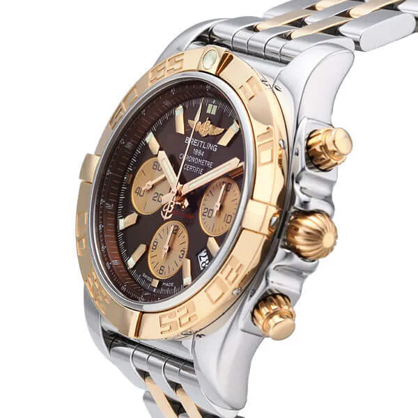Breitling Chronomat 44 CB011012.Q576.375C Edelstahl Rosegold Braun