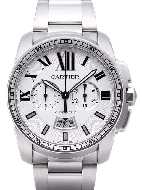 Cartier Calibre de Cartier W7100045 Chronograph Stahl