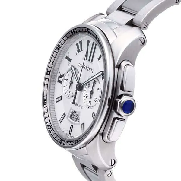 Cartier Calibre de Cartier W7100045 Chronograph Stahl
