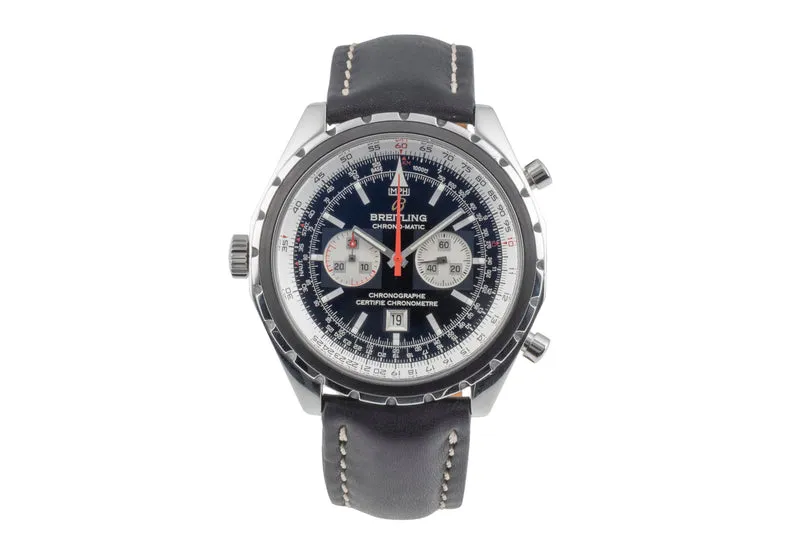 Breitling Chrono-Matic chronograph steel automatic men's watch A41360 [2507322]