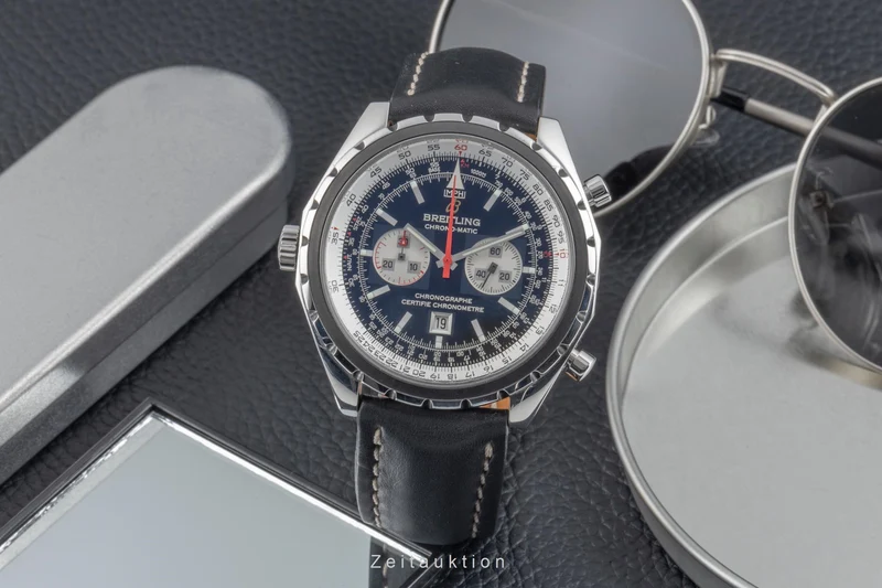 Breitling Chrono-Matic chronograph steel automatic men's watch A41360 [2507322]
