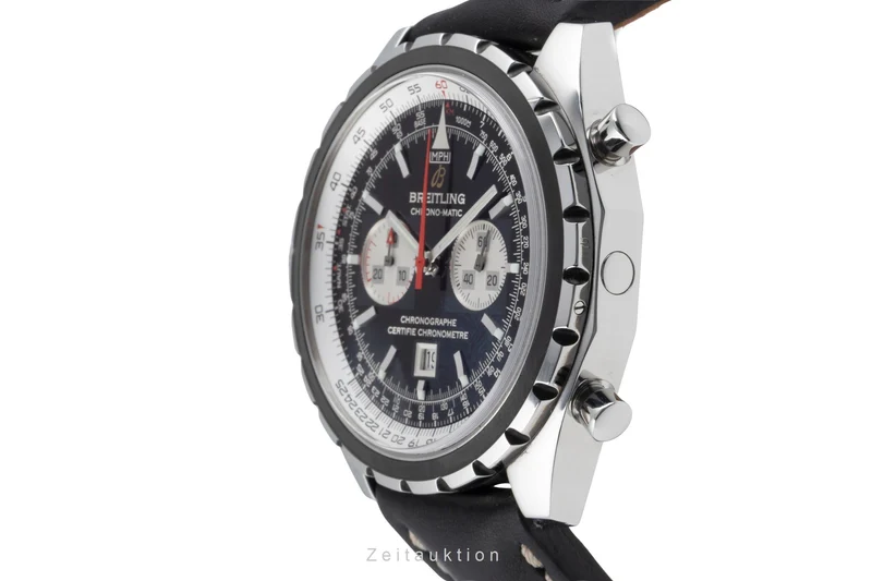 Breitling Chrono-Matic chronograph steel automatic men's watch A41360 [2507322]