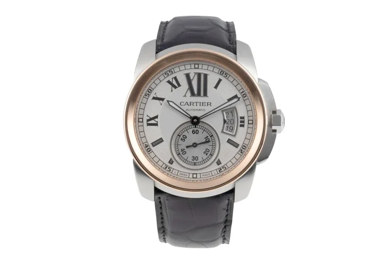 Cartier Calibre de Cartier steel / gold automatic men's watch W7100011 [2507136]