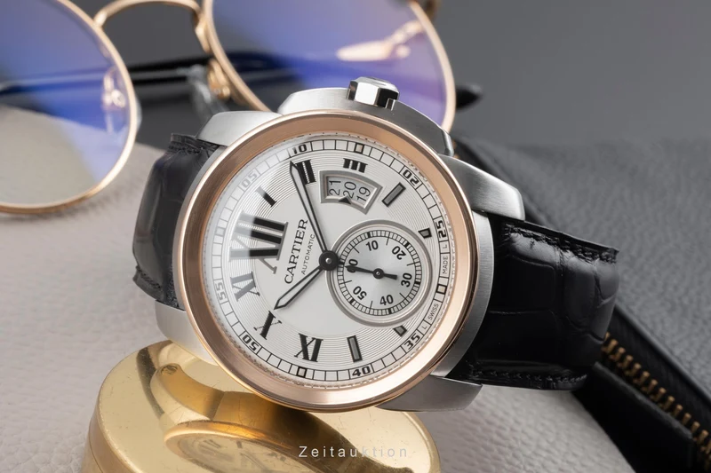 Cartier Calibre de Cartier steel / gold automatic men's watch W7100011 [2507136]