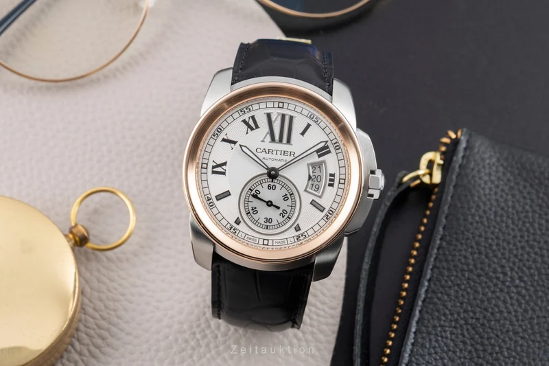 Cartier Calibre de Cartier steel / gold automatic men's watch W7100011 [2507136]