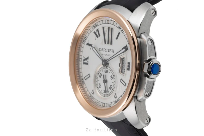 Cartier Calibre de Cartier steel / gold automatic men's watch W7100011 [2507136]