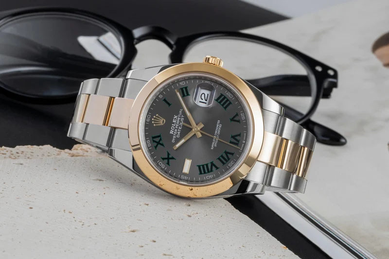 Rolex Datejust steel / gold automatic men's watch 126303 [2507506]