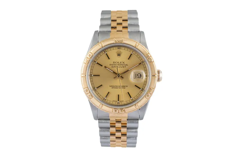 Rolex Datejust Turn-O-Graph steel / gold automatic men's watch 16263 [2506430]