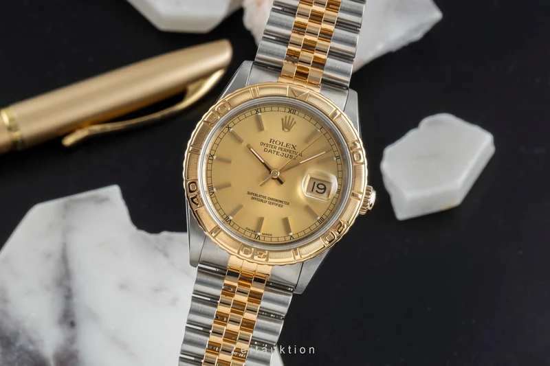 Rolex Datejust Turn-O-Graph steel / gold automatic men's watch 16263 [2506430]