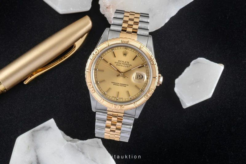 Rolex Datejust Turn-O-Graph steel / gold automatic men's watch 16263 [2506430]