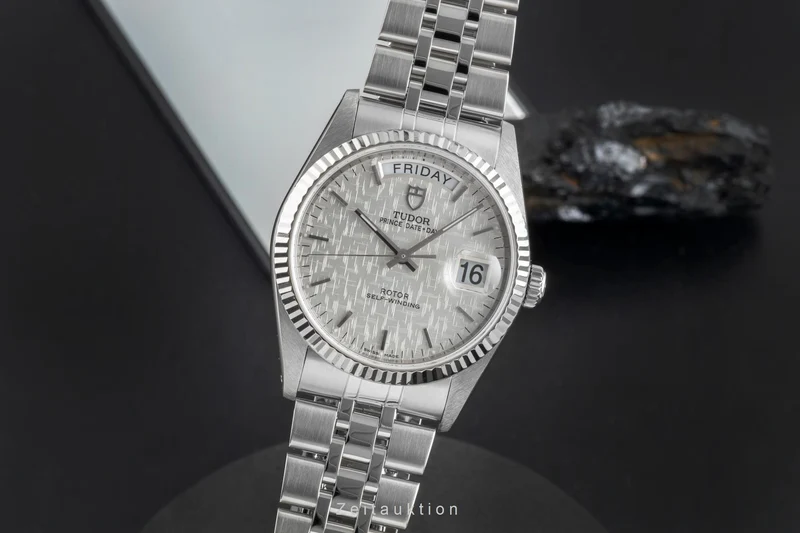Tudor Date-Day steel / white gold automatic men's watch 76214 [2507290]
