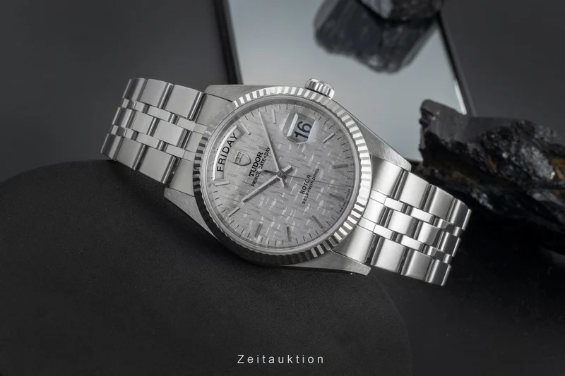 Tudor Date-Day steel / white gold automatic men's watch 76214 [2507290]