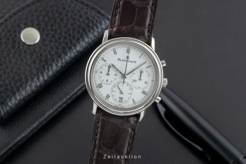 Blancpain Villeret chronograph steel automatic men's watch 1185-1127 [2507401]