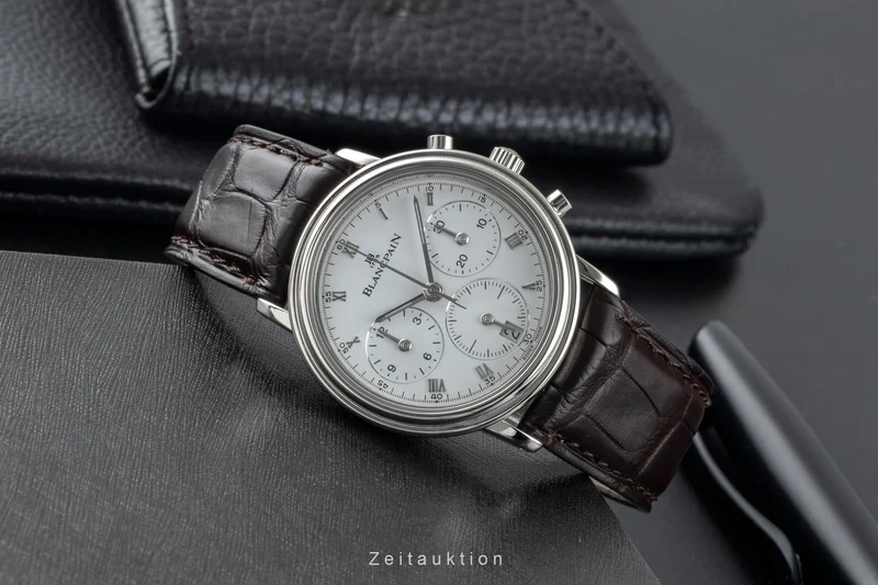 Blancpain Villeret chronograph steel automatic men's watch 1185-1127 [2507401]