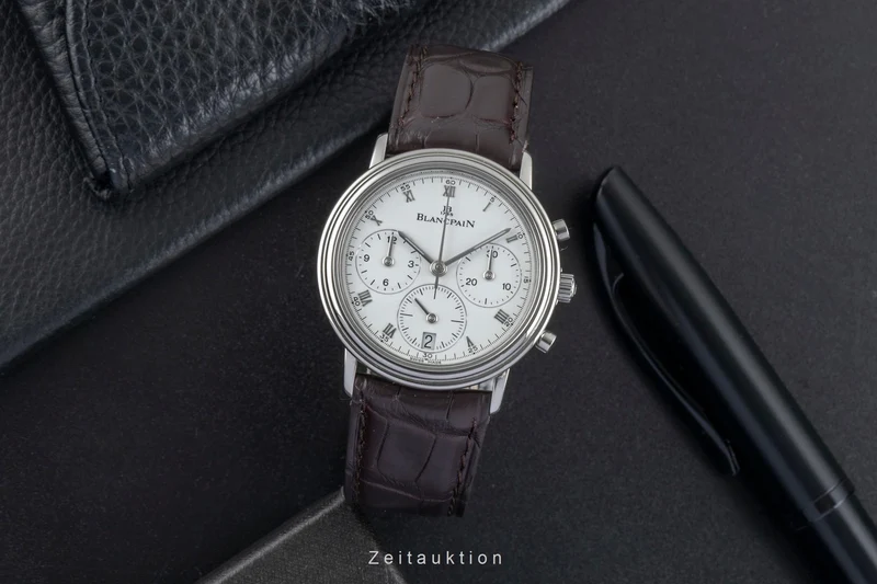 Blancpain Villeret chronograph steel automatic men's watch 1185-1127 [2507401]