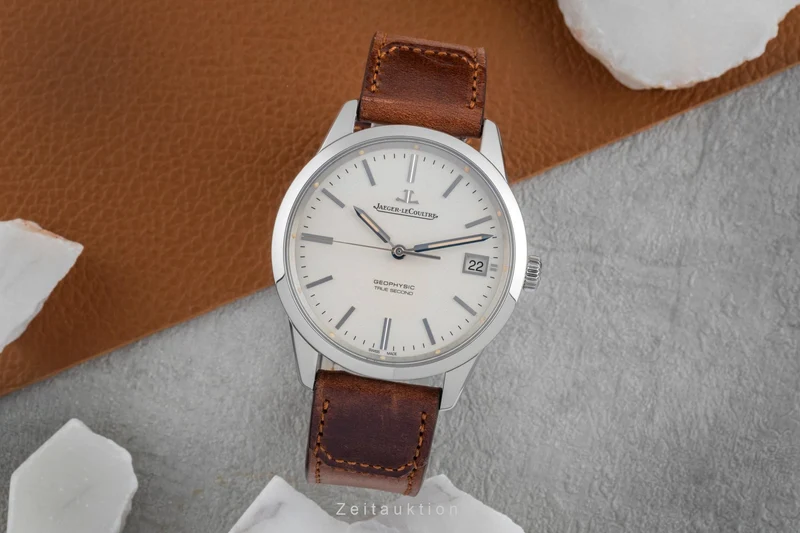 Jaeger LeCoultre Geophysic steel automatic men's watch Q8018420 501.8.T0.S [2507390]