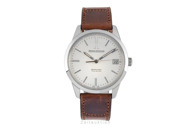 Jaeger LeCoultre Geophysic steel automatic men's watch Q8018420 501.8.T0.S [2507390]