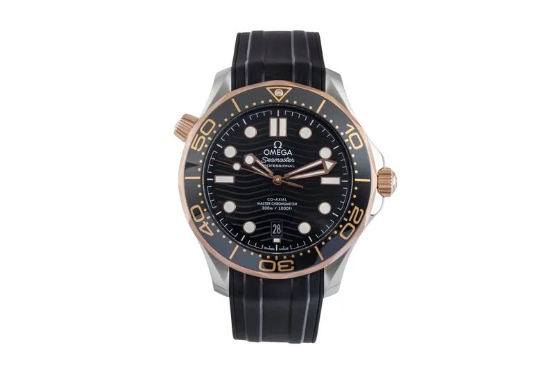 Omega Seamaster steel / gold automatic men's watch 210.22.42.20.01.002 LP: 9100EUR [2507199]