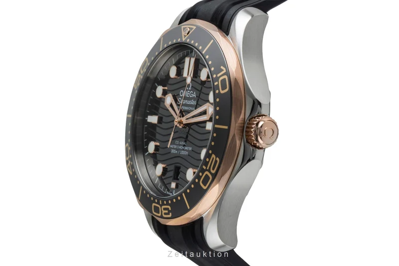 Omega Seamaster steel / gold automatic men's watch 210.22.42.20.01.002 LP: 9100EUR [2507199]
