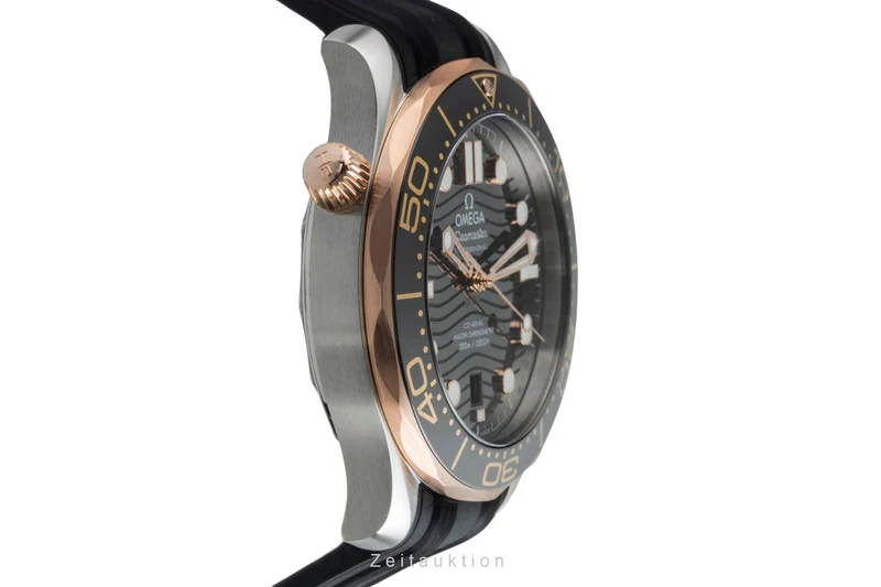 Omega Seamaster steel / gold automatic men's watch 210.22.42.20.01.002 LP: 9100EUR [2507199]