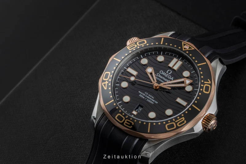 Omega Seamaster steel / gold automatic men's watch 210.22.42.20.01.002 LP: 9100EUR [2507199]
