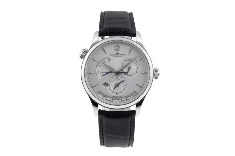 Jaeger LeCoultre Master Geographic steel automatic men's watch Q1428421 , 176.8.29.S [2506507]