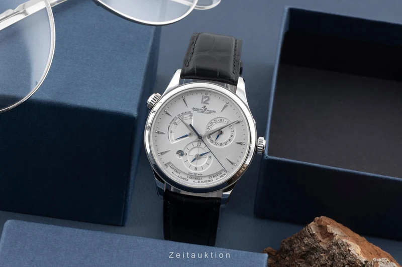 Jaeger LeCoultre Master Geographic steel automatic men's watch Q1428421 , 176.8.29.S [2506507]
