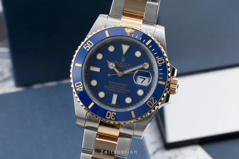 Rolex Submariner steel / gold automatic men's watch 116613LB [2600057]
