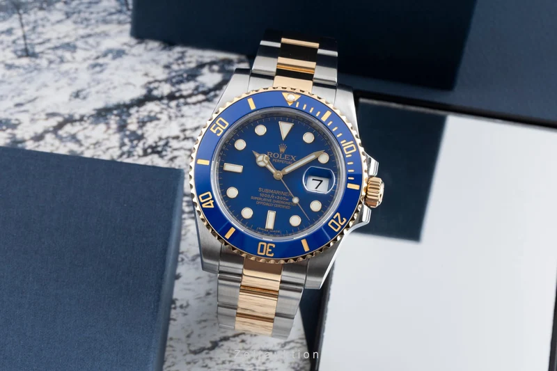 Rolex Submariner steel / gold automatic men's watch 116613LB [2600057]