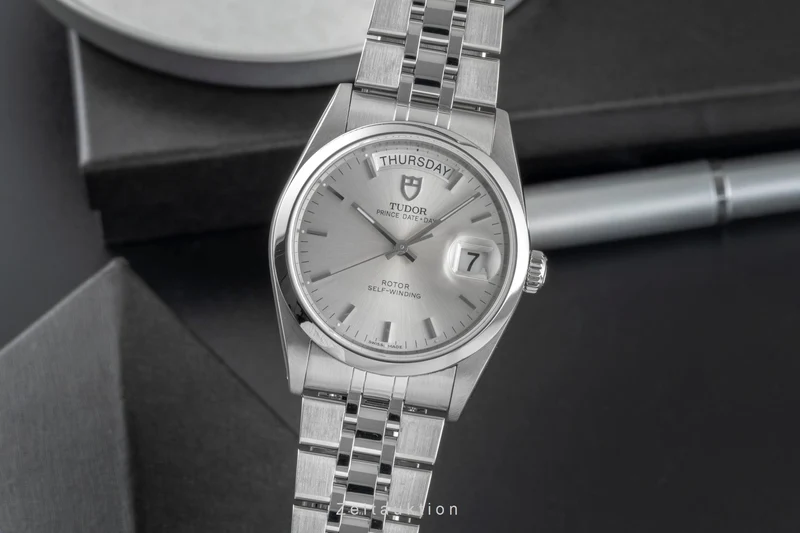 Tudor Date-Day steel automatic men's watch 76200 [2507291]