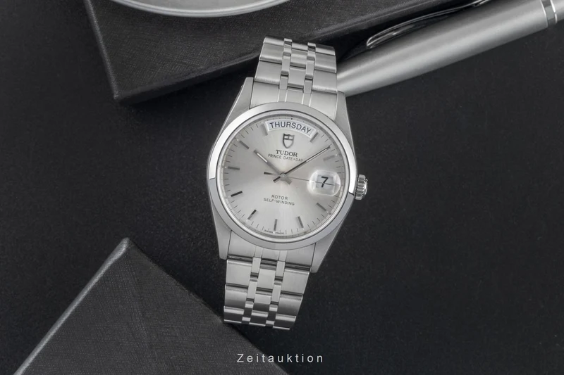 Tudor Date-Day steel automatic men's watch 76200 [2507291]