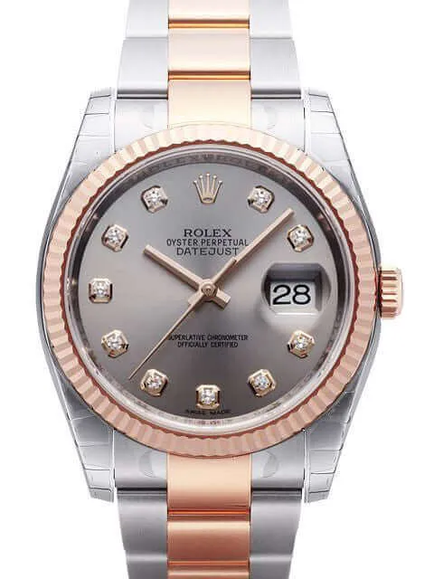 Rolex Datejust 36 116231 Stahlfarben Diamant